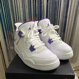 AIR JORDAN 4 RETRO 'PURPLE METALLIC'